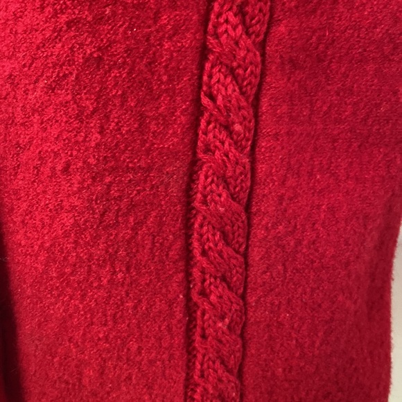 Coldwater Creek 100% wool button front cardigan grandmacore academic preppy - Picture 3 of 9